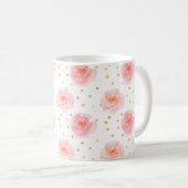 Confetti Pink Rose Kaffeetasse (VorderseiteRechts)