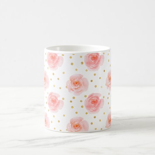 Confetti Pink Rose Kaffeetasse (Mittel)