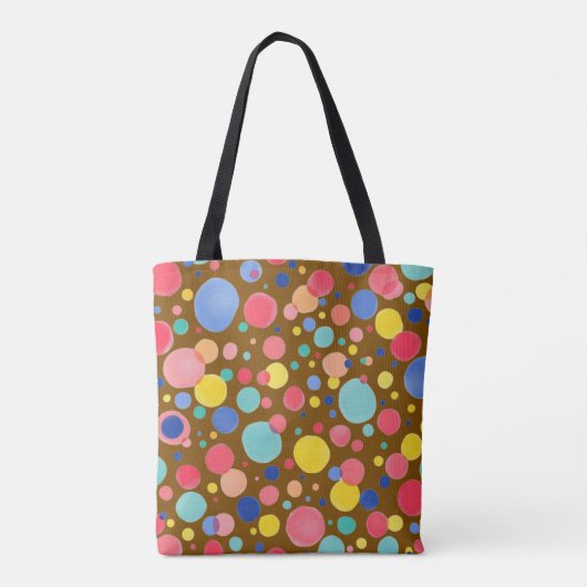 Confetti-Pop - braun Tasche (Rückseite)
