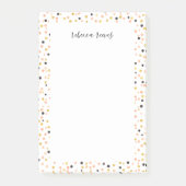 Confetti Pop Personalisiert Post-it Klebezettel (Vorderseite)