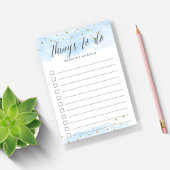 Confetti Pop | Sky | Personalisiert zu erledigende Post-it Klebezettel