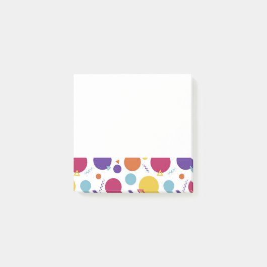 Confetti Post-it Klebezettel (Vorderseite)