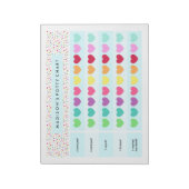 Confetti Potty Cart Notizblock (Rotiert)