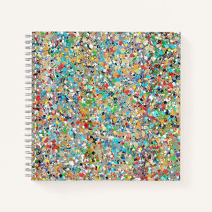 Confetti-Quadrat-Notebook Notizblock