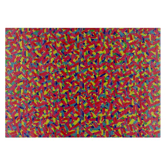 Confetti Schneidebrett (Vorderseite)