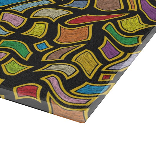 Confetti Schneidebrett (Ecke)