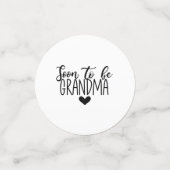 Confetti - Soon To Be Grandma Konfetti (Klein Vorderseite)