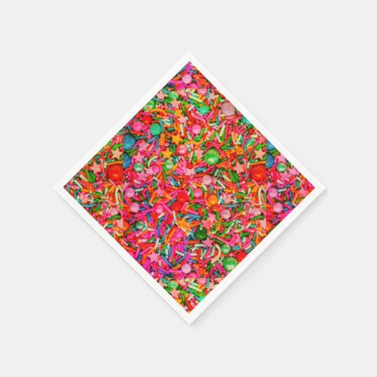 Confetti Sprinkle Paper Napkin Serviette (Ecke)
