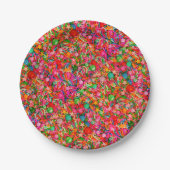 Confetti Sprinkle Plate Pappteller (Vorderseite)