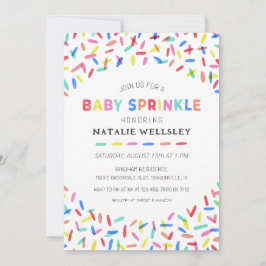 Confetti Sprinkles Baby Sprinkle Einladung