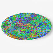 Confetti Storm Pappteller (Schrägansicht)