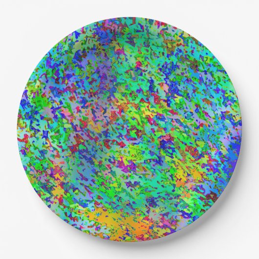 Confetti Storm Pappteller (Vorderseite)