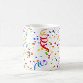 Confetti streamer Party Karneval Kaffeetasse (Mittel)
