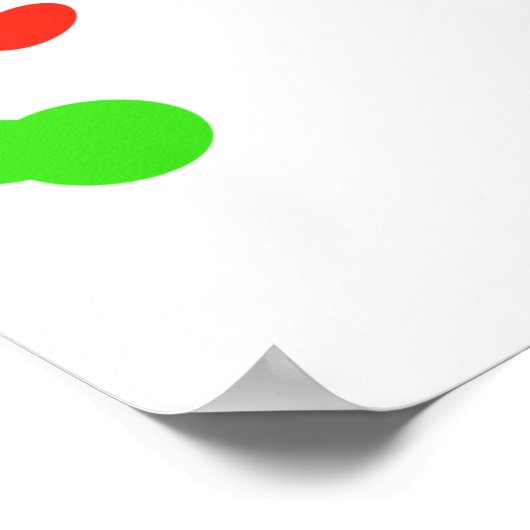 Confetti streamer Party Karneval Poster (Ecke)