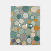 Confetti-Ströme Fleecedecke (Vorderseite)