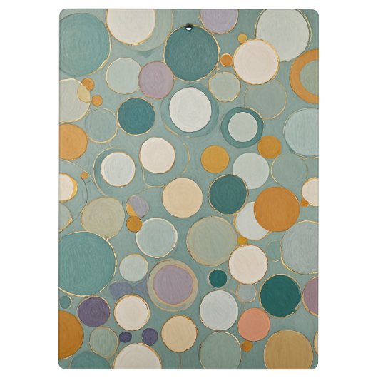 Confetti-Ströme Klemmbrett (Rückseite)