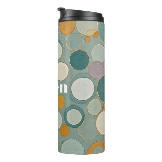 Confetti-Ströme Thermosbecher (Nach rechts gedreht)