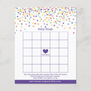 Confetti Theme Baby Showspiel
