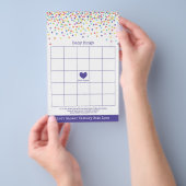 Confetti Theme Baby Showspiel Flyer (Handgriff)