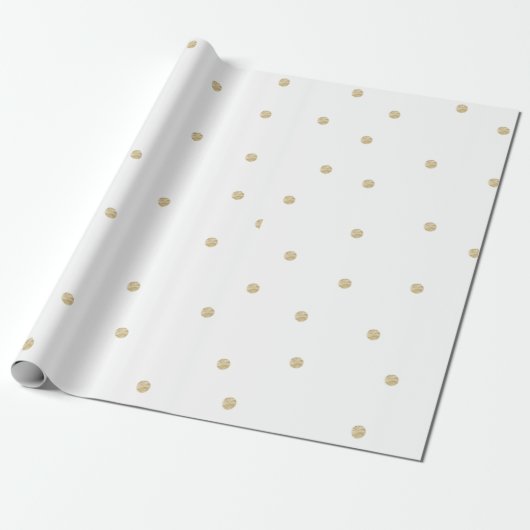 Confetti-Tupfen-Packpapier Geschenkpapier (Ungerollt)