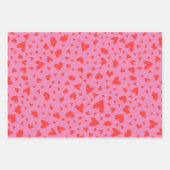 Confetti Valentines Trio Geschenkpapier Set (Vorderseite)