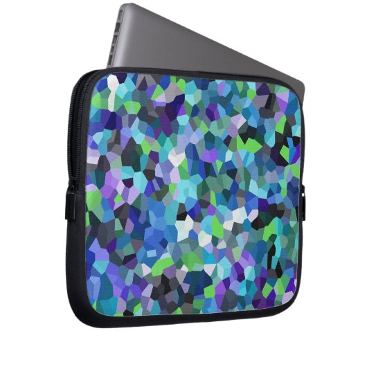 Confetti Violet Blues Laptopschutzhülle (Vorne Rechts)