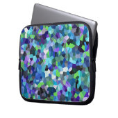 Confetti Violet Blues Laptopschutzhülle (Vorderseite Links)