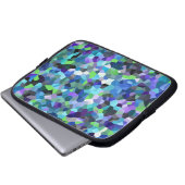 Confetti Violet Blues Laptopschutzhülle (Vorne Knopf)