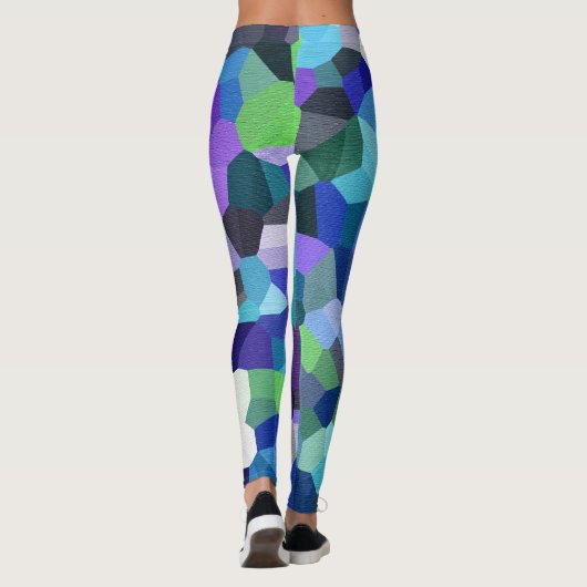 Confetti Violet Blues Leggings (Rückseite)