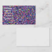 Confetti-Visitenkarte Visitenkarte (Vorne/Hinten)