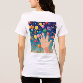 Confetti WebP-Design Tri-Blend Shirt (Rückseite)