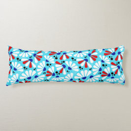 Confetti zum Tropenblau Seitenschläferkissen