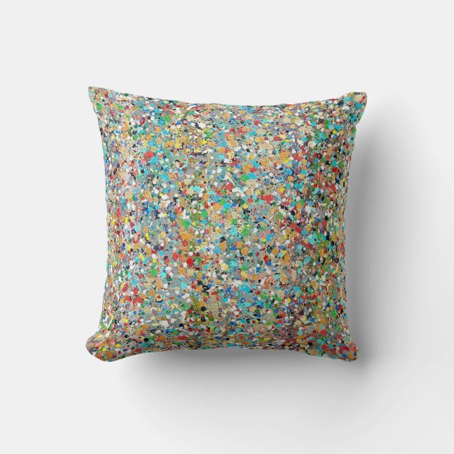 Confetti's 16 x 16 Poly Throw Kissen (Vorderseite)