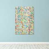 Confetti's 24 x 36 Canvas Print Leinwanddruck (Insitu (Holzboden))