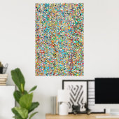 Confetti's 24 x 36 Poster (Heimbüro)