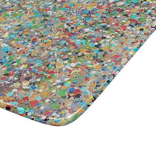 Confetti's 6 x 7 Deko Glasfaserkleidung Schneidebrett (Ecke)