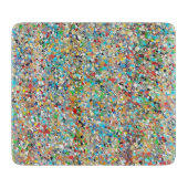 Confetti's 6 x 7 Deko Glasfaserkleidung Schneidebrett (Vorderseite)