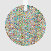 Confetti's Akryllische Ornament (Rückseite)