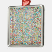 Confettis Gerahmtes Ornament Aus Metall (Links)