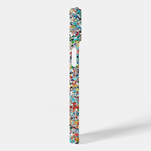 Confettis iPhone Case (Rückseite / Rechts)