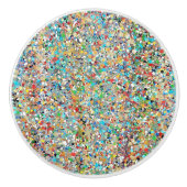 Confettis Keramik Pull Keramikknauf (Vorderseite)