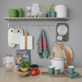 Confianza Textur Mandala Geschirrtuch