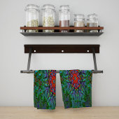 Confianza Textur Mandala Geschirrtuch