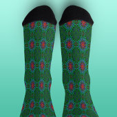 Confianza Textur Mandala Muster Socken
