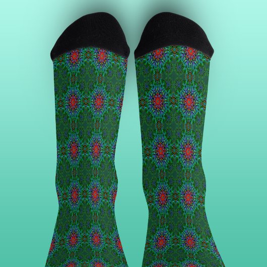 Confianza Textur Mandala Muster Socken