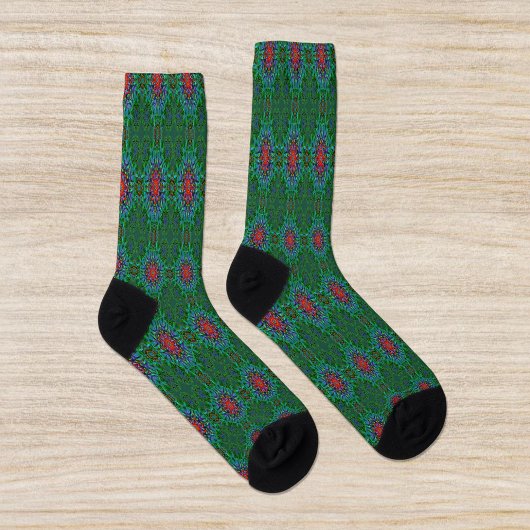 Confianza Textur Mandala Muster Socken