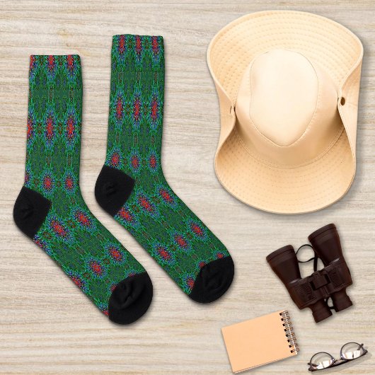 Confianza Textur Mandala Muster Socken