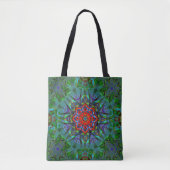 Confianza Textur Mandala Muster Tasche (Vorderseite)