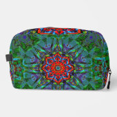 Confianza Textur Mandala Muster Waschbeutel (Vorderseite)
