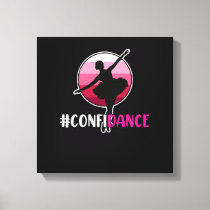 Confidance Dancers Dance Day Graphic Leinwanddruck